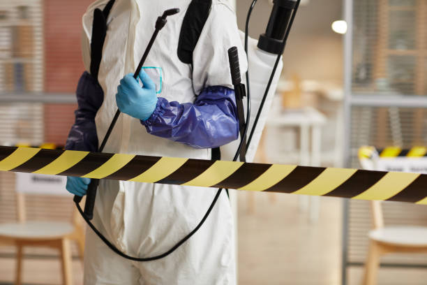 Professional Hoarding Cleanup technician working in Wrightstown, NJ